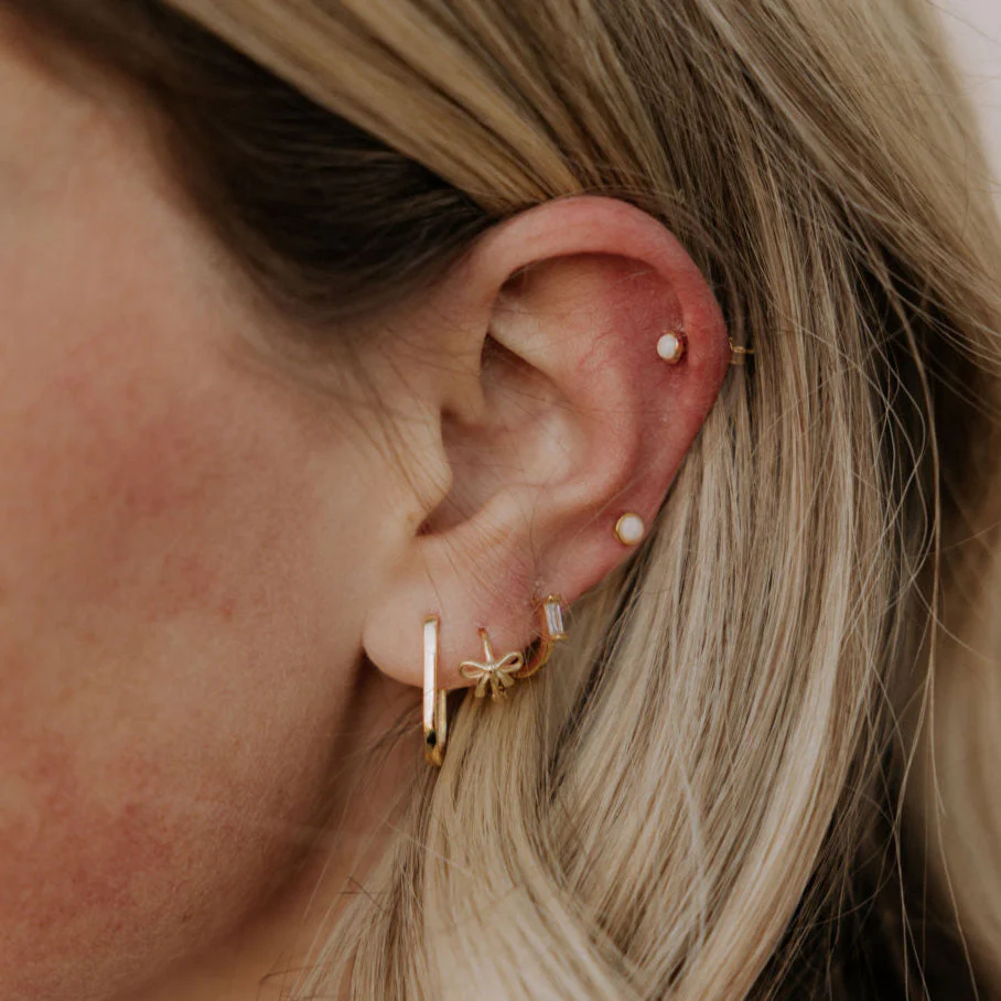 Ava Bow Hoops - Image 6