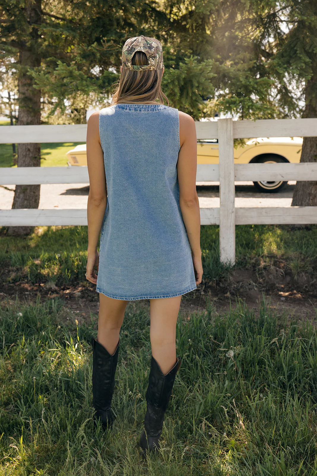 Born in the USA Denim Dress - Image 5