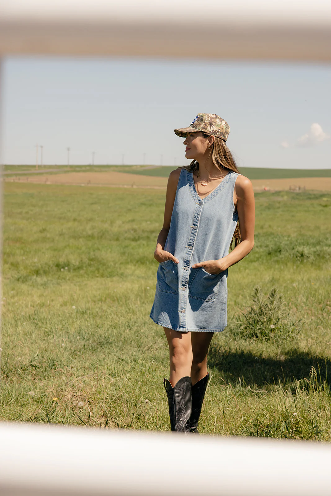 Born in the USA Denim Dress - Image 9