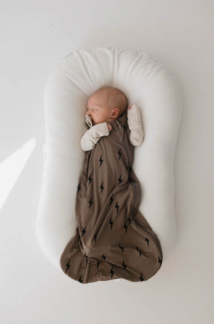 Brown & Black Lightning Bolt | Bamboo Sleep Sack - Image 2