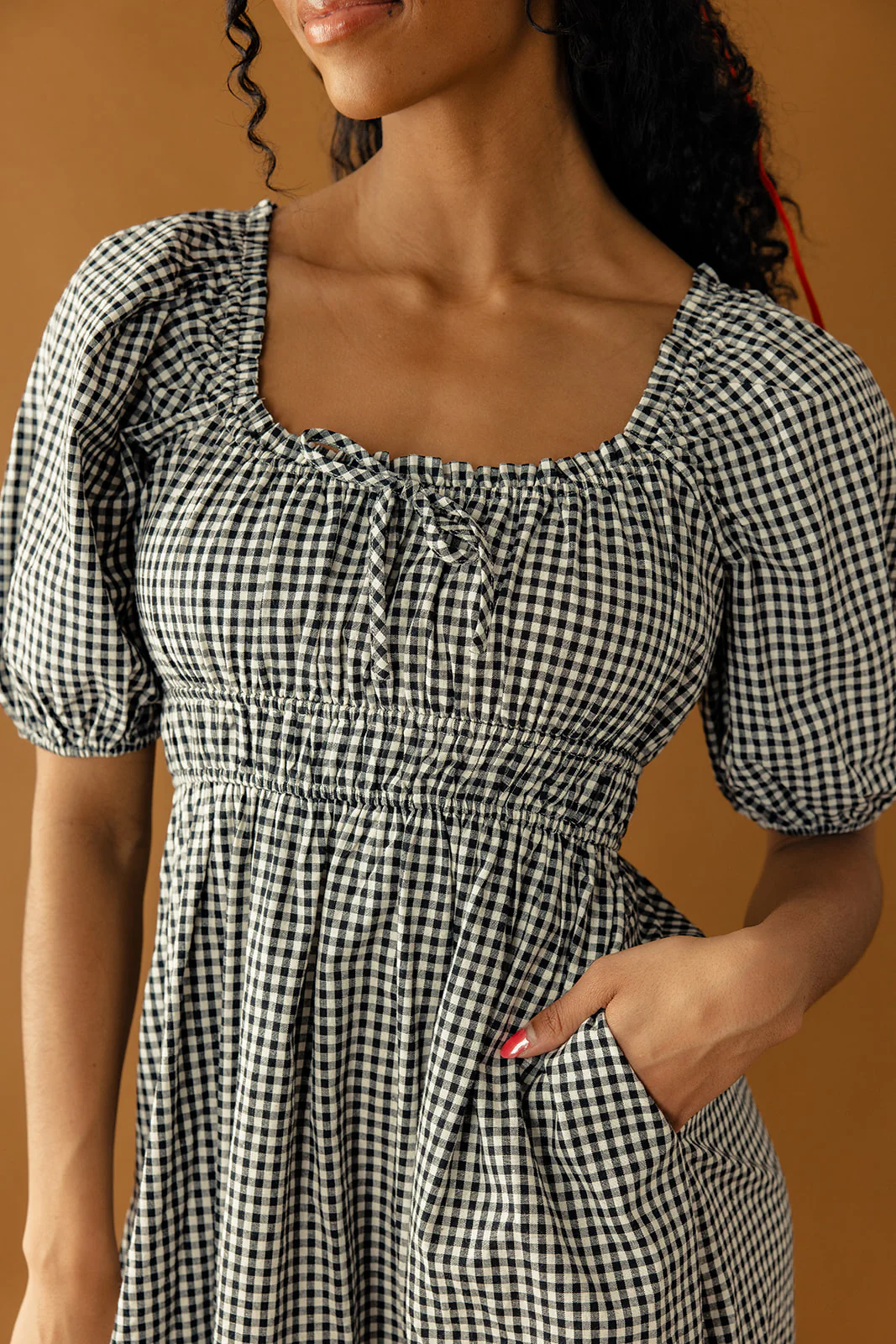 By The Gate Gingham Maxi - Image 6