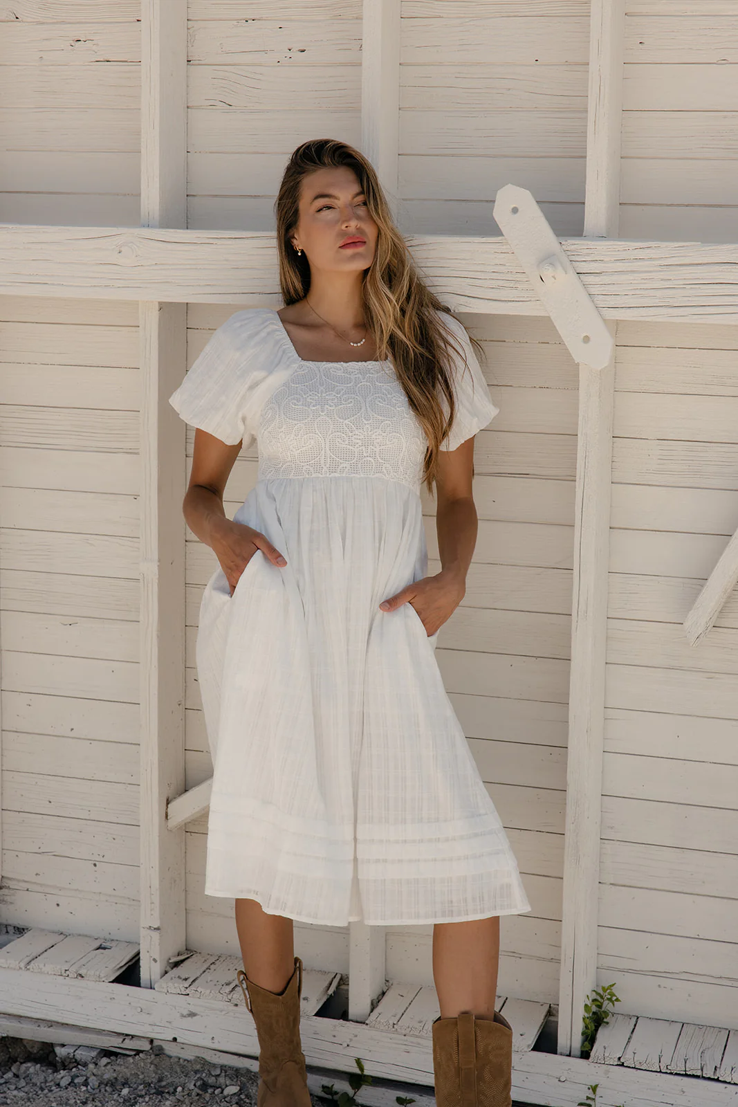 Call Me Back Textured Dress - Image 7