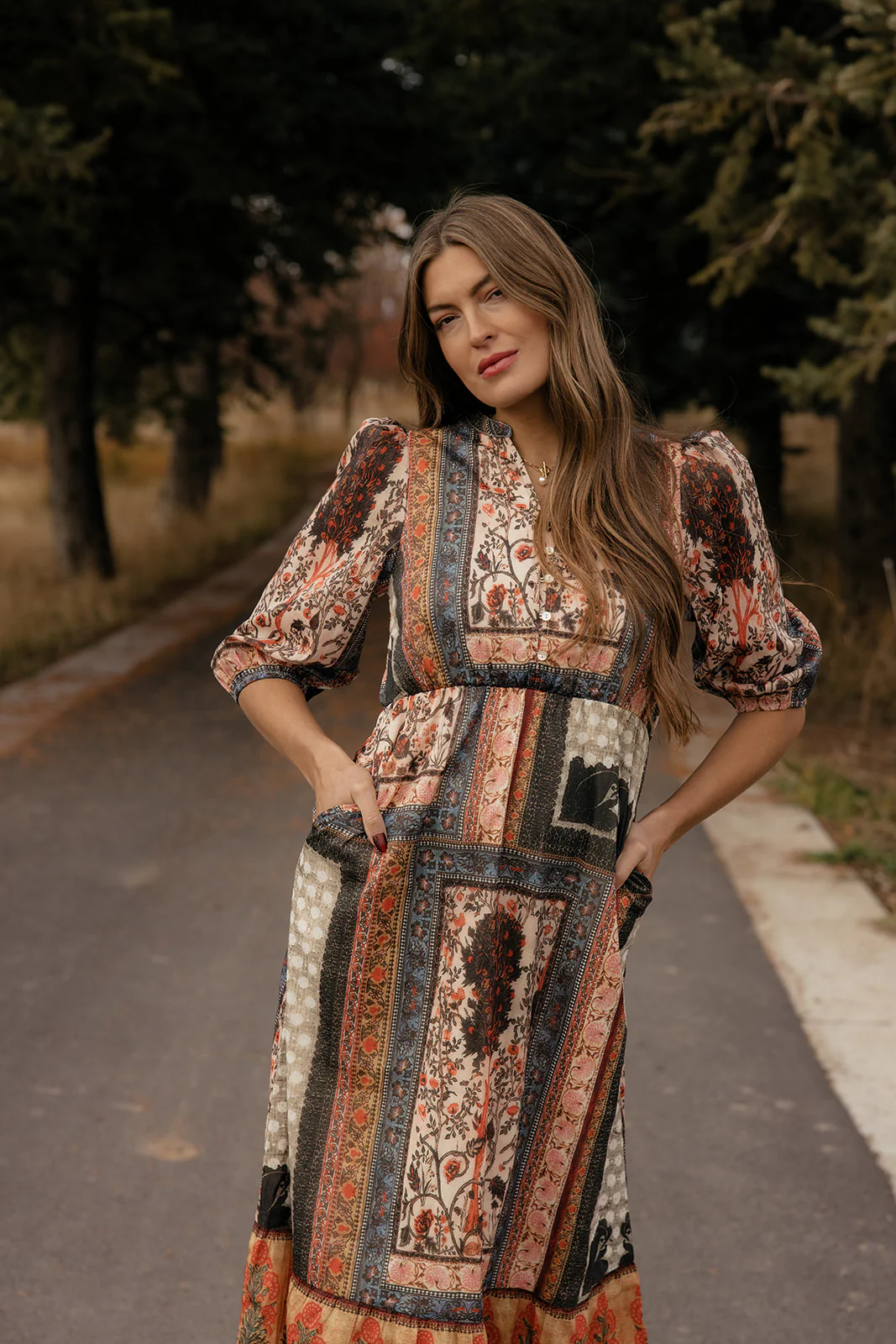 Cottage Grove Patchwork Dress - Image 3