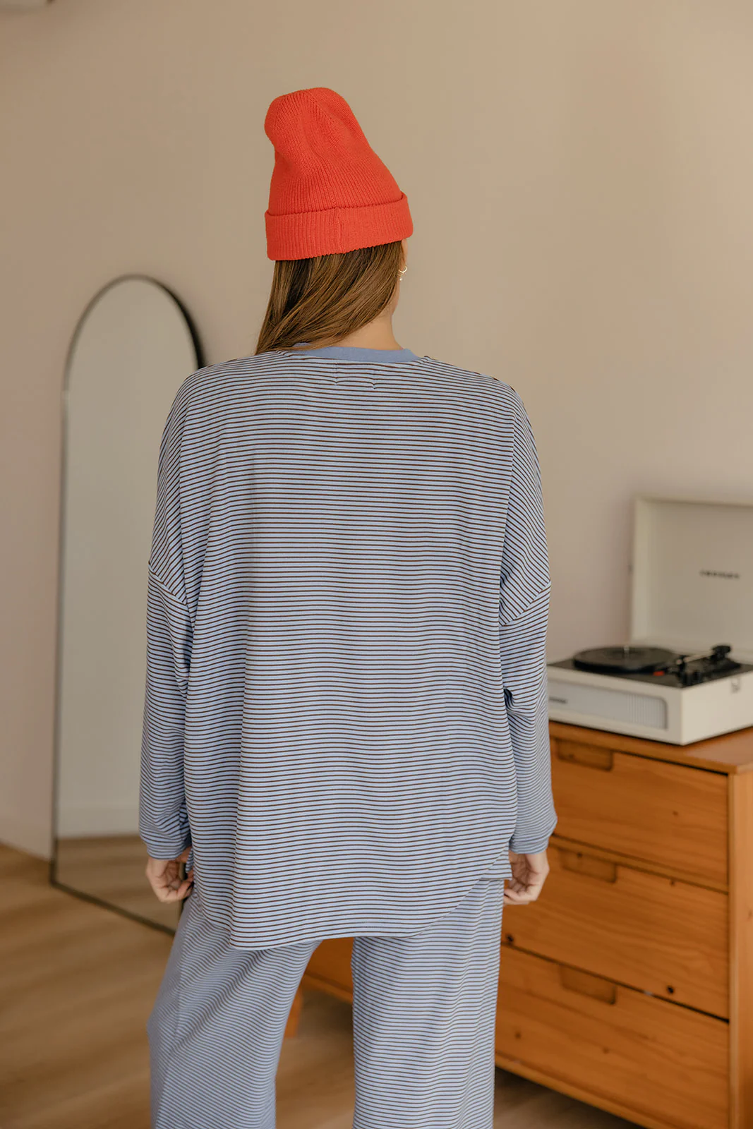 Cozy Cloud Stripe Pullover - Image 4