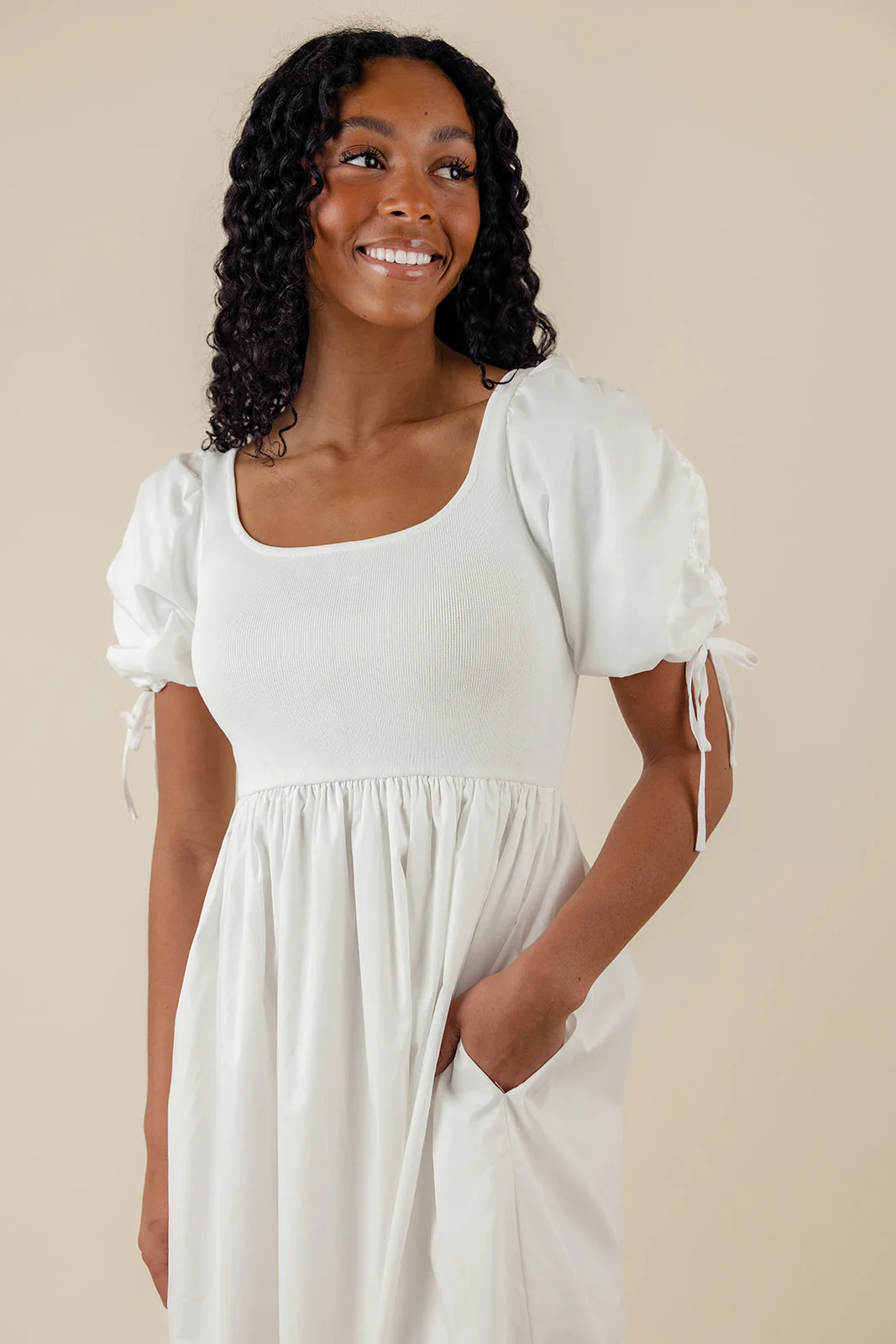 Crystal Clear Tie Dress - Image 7