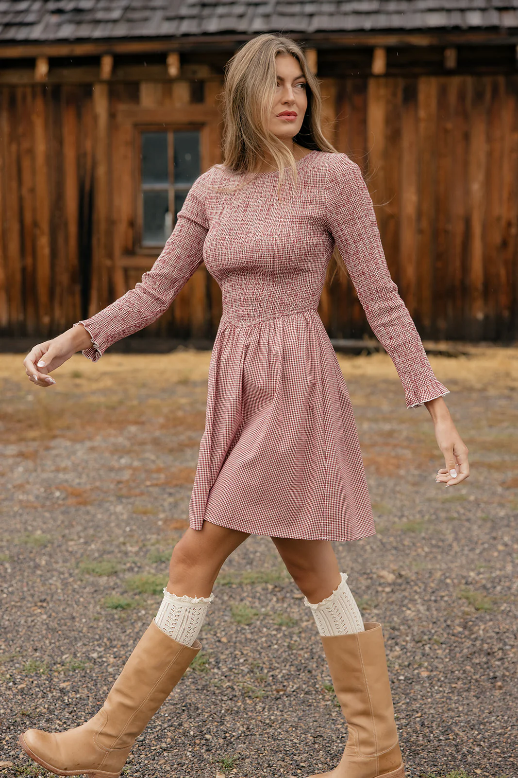Dustland Dreams Gingham Dress - Image 2
