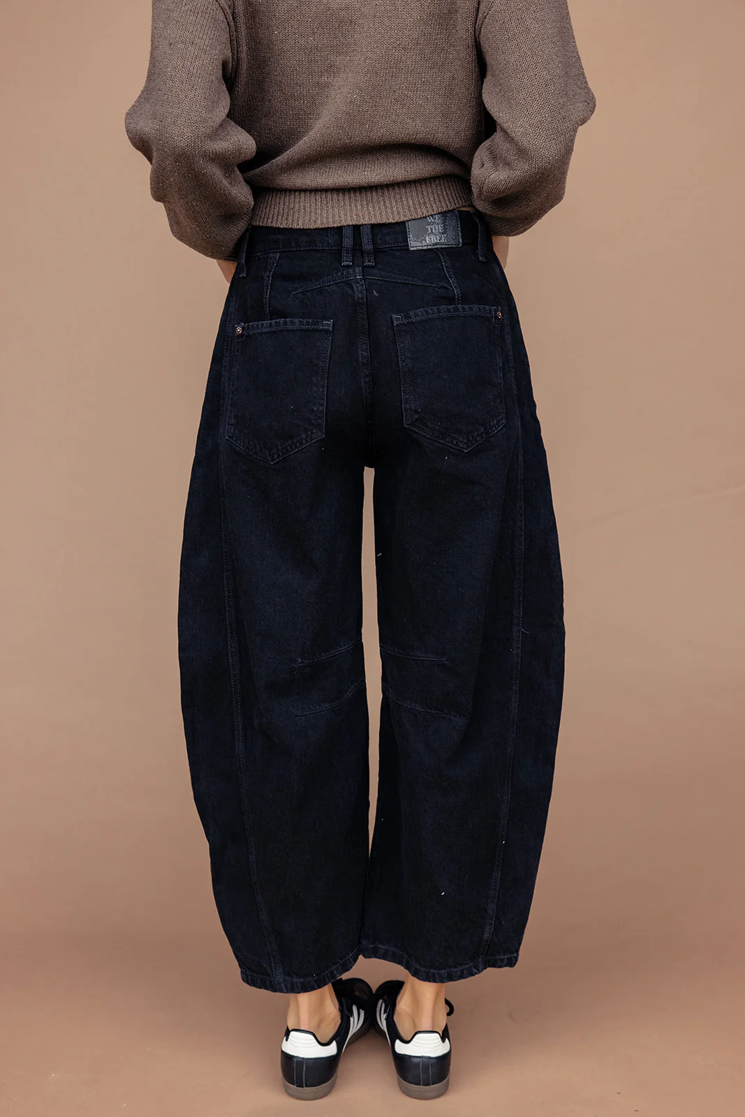 Free People Good Luck Mid Rise Barrel Jeans - Image 8