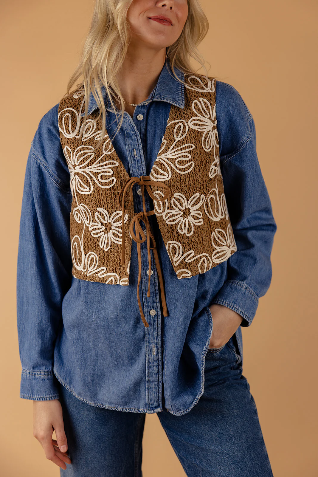 Glass Heart Tie Vest - Image 5
