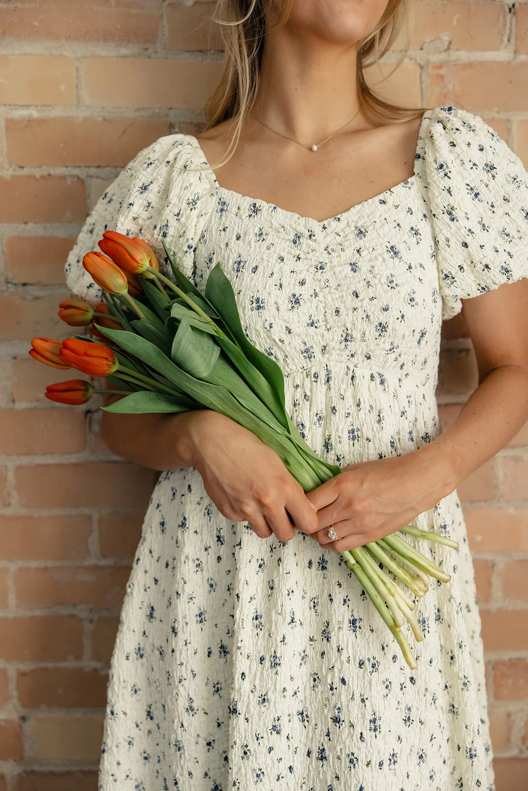Hadlee Textured Puff Sleeve Dress - Image 3