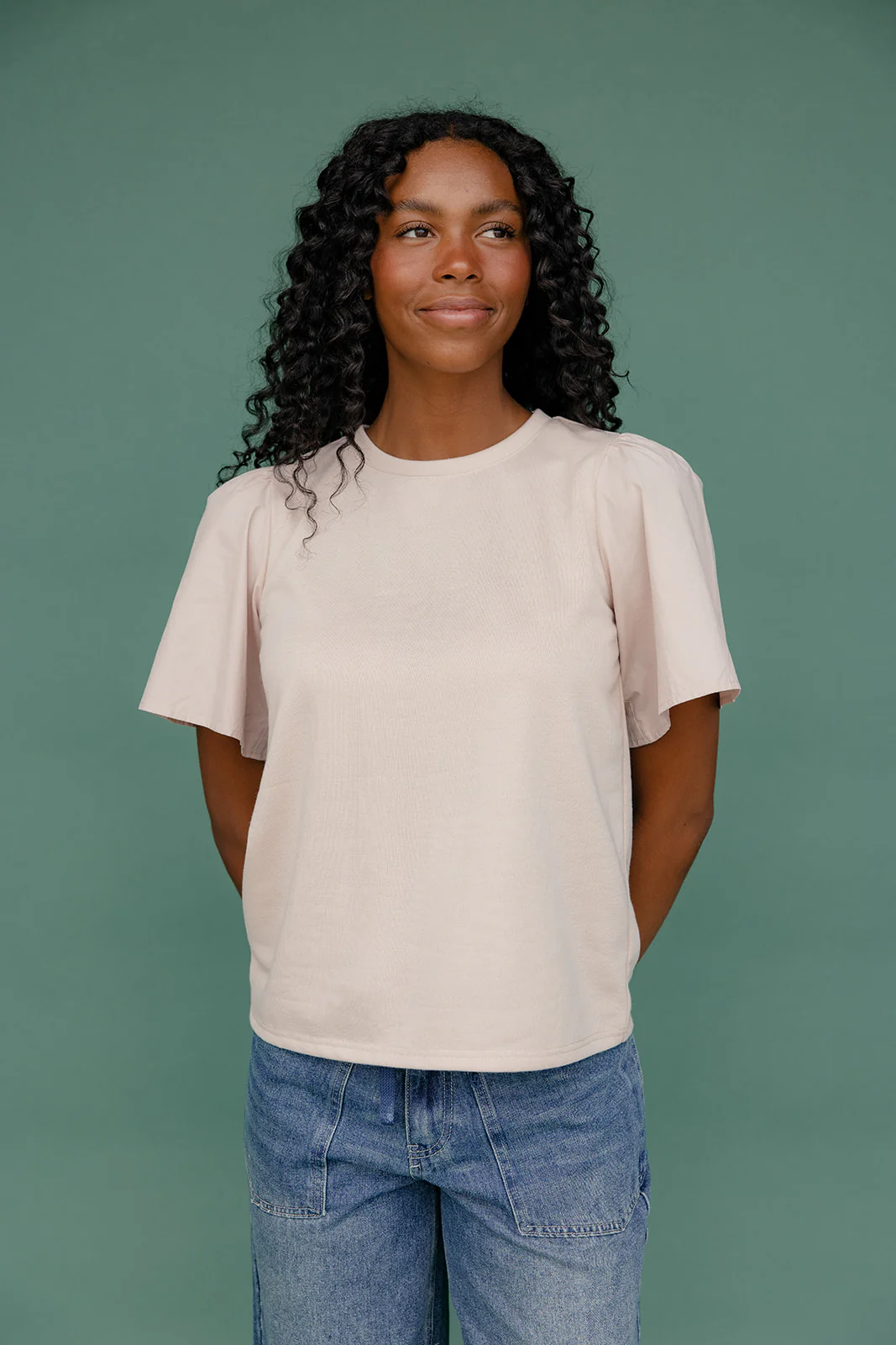 Hall Pass Flutter Sleeve Blouse - Image 2