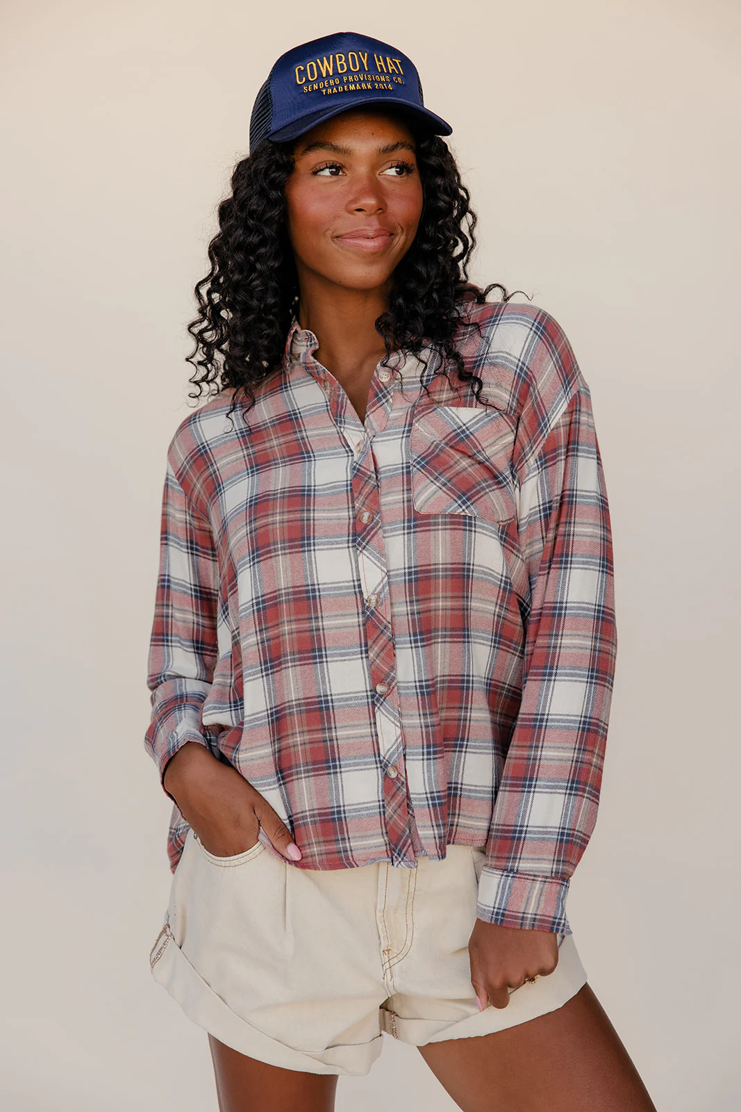 Harvest Rose Button Down