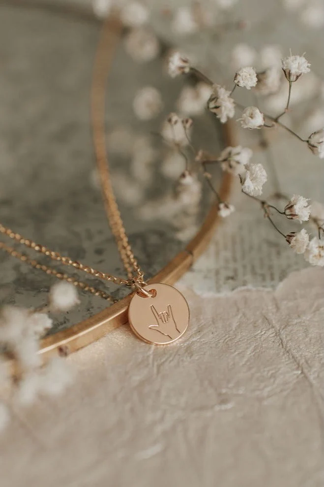 I Love You Necklace