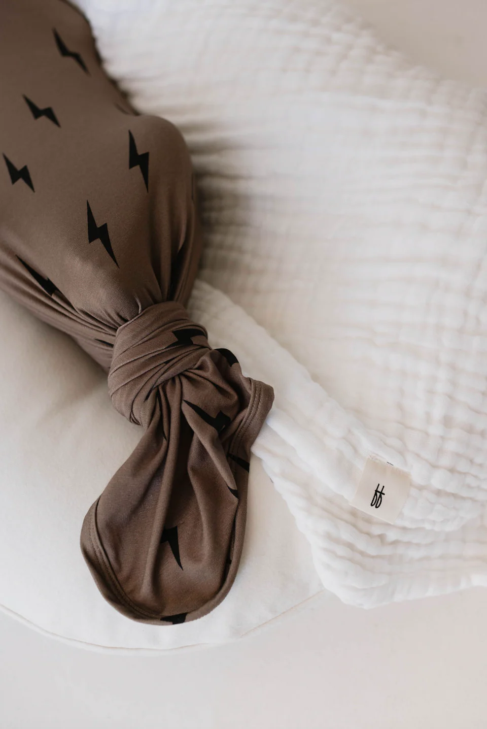 Infant Swaddle | Brown & Black Bolt - Image 2