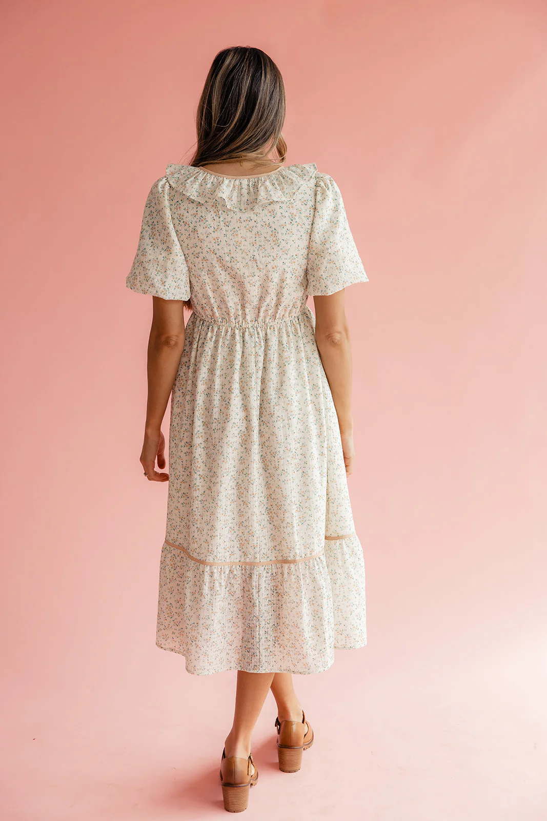 Jill Ruffle Tie Dress - Image 12