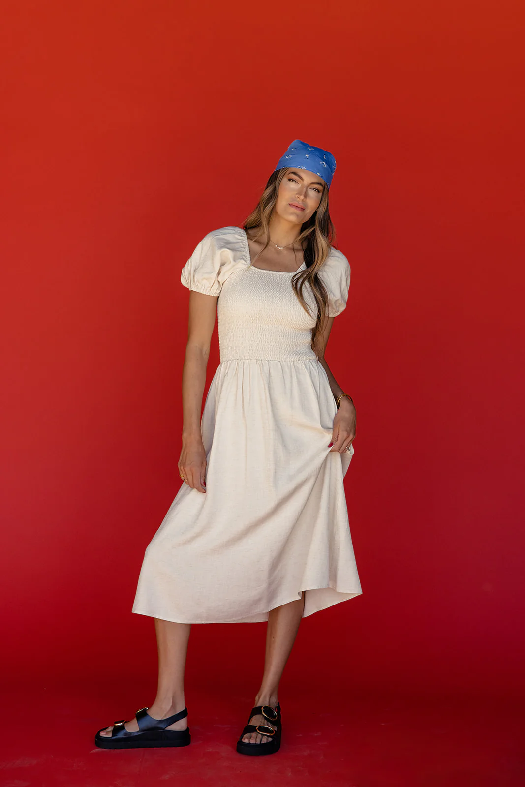 More Than A Feeling Smocked Dress - Image 6