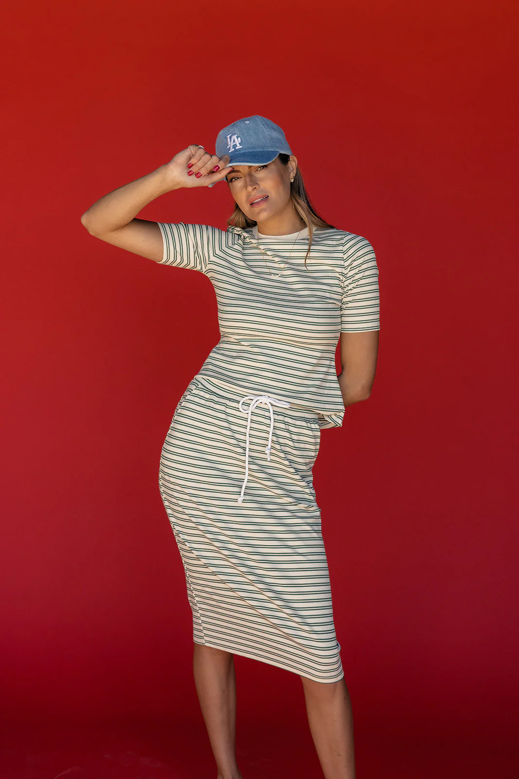 Myla Striped Skirt - Image 5