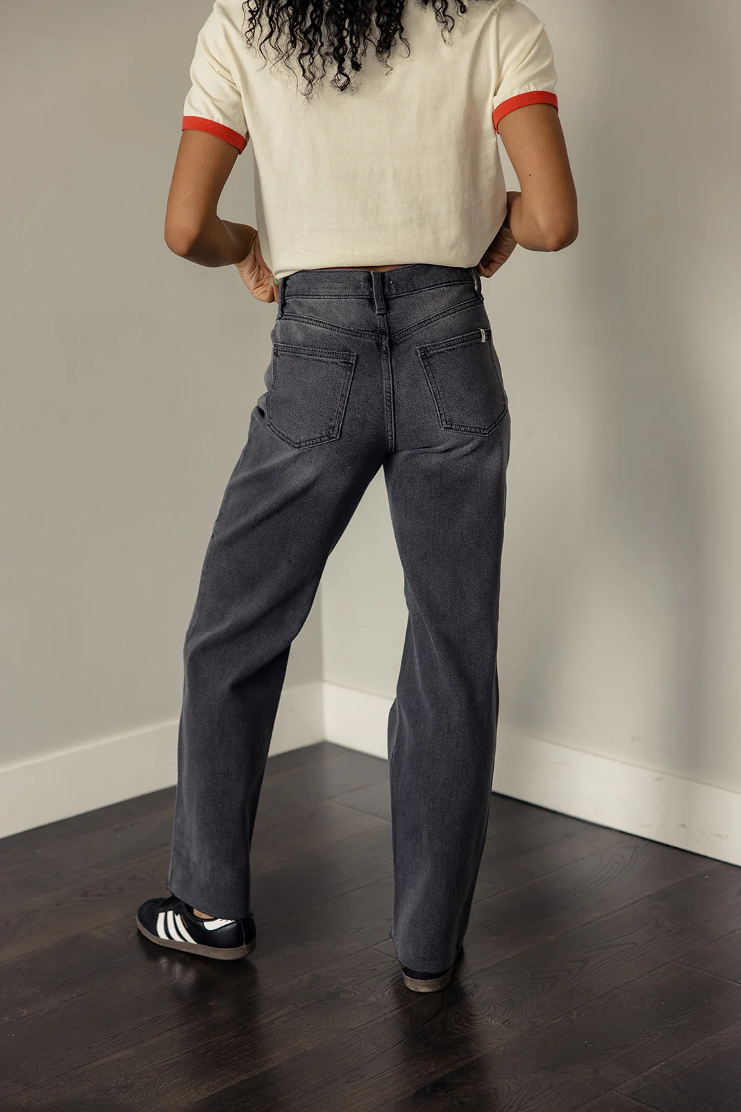 Sabine High Rise Wide Leg Jeans - Image 4