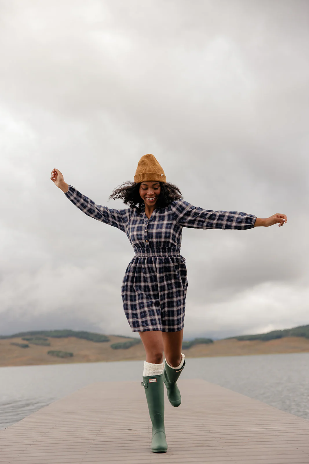Seaside Picnic Plaid Dress - Image 2