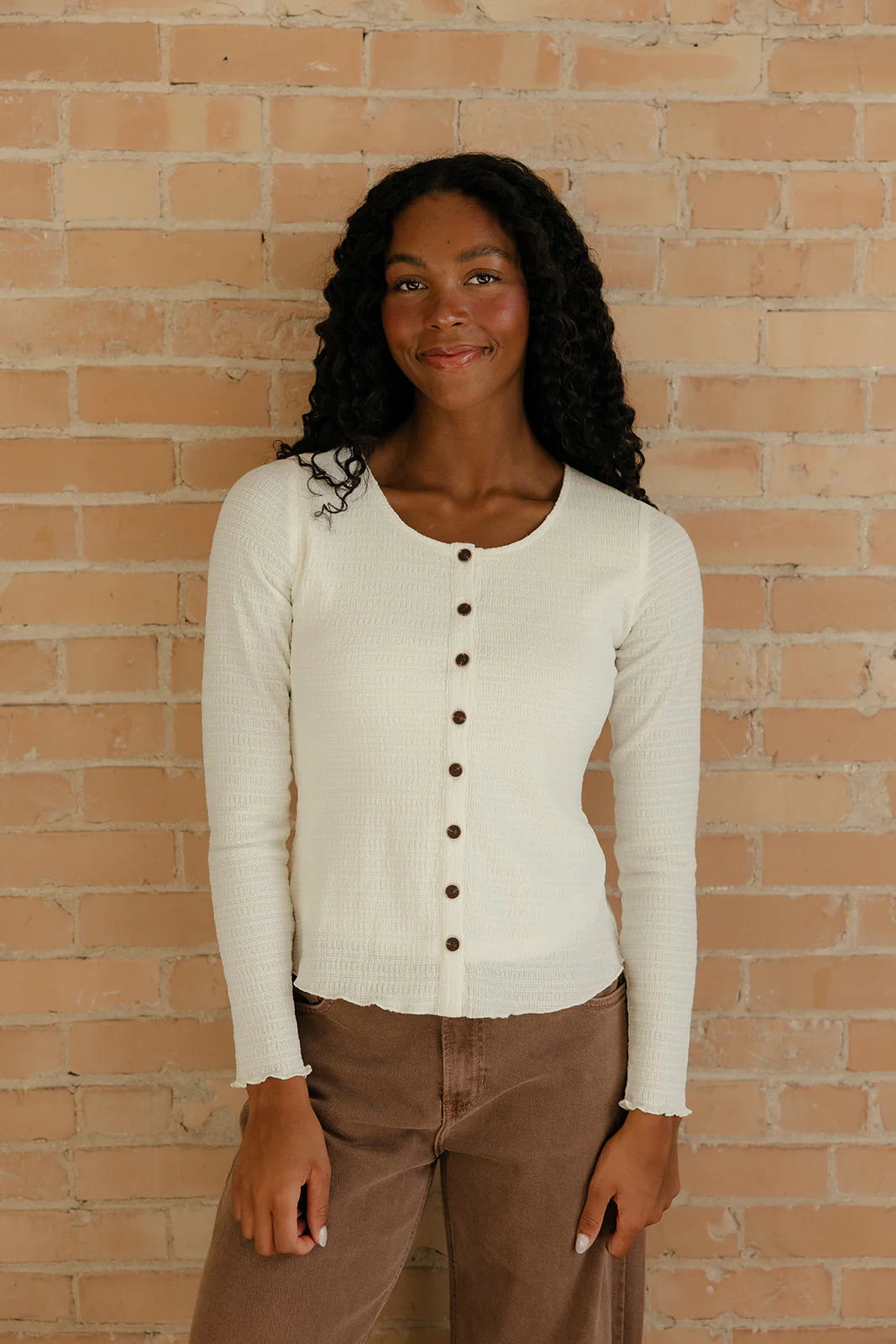 Simply Buttoned Cardigan - Image 4