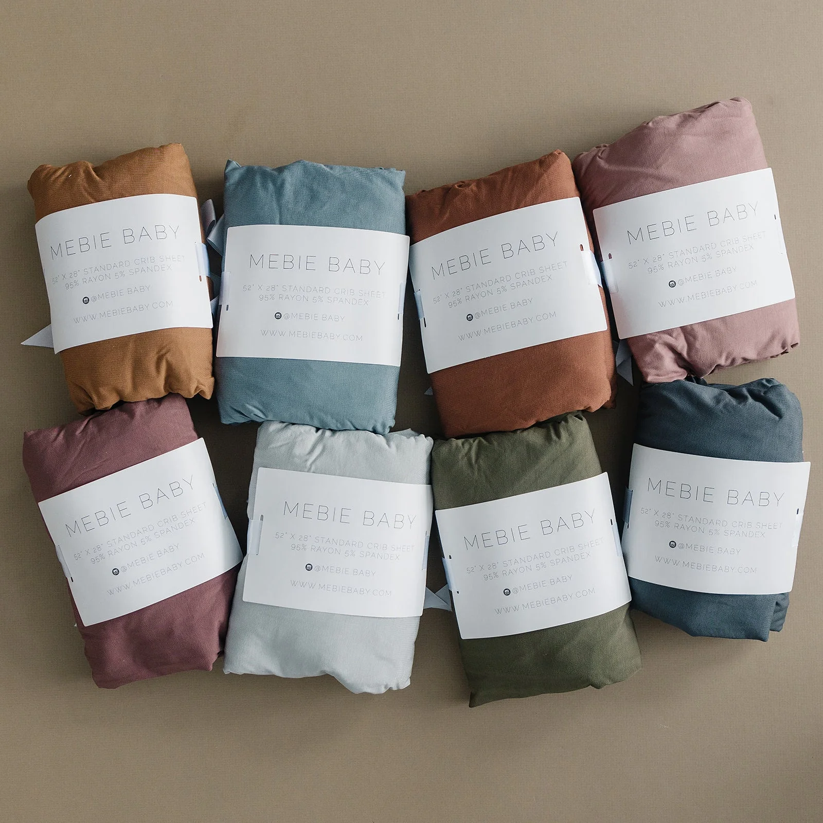 Stone Bamboo Stretch Crib Sheet - Image 7