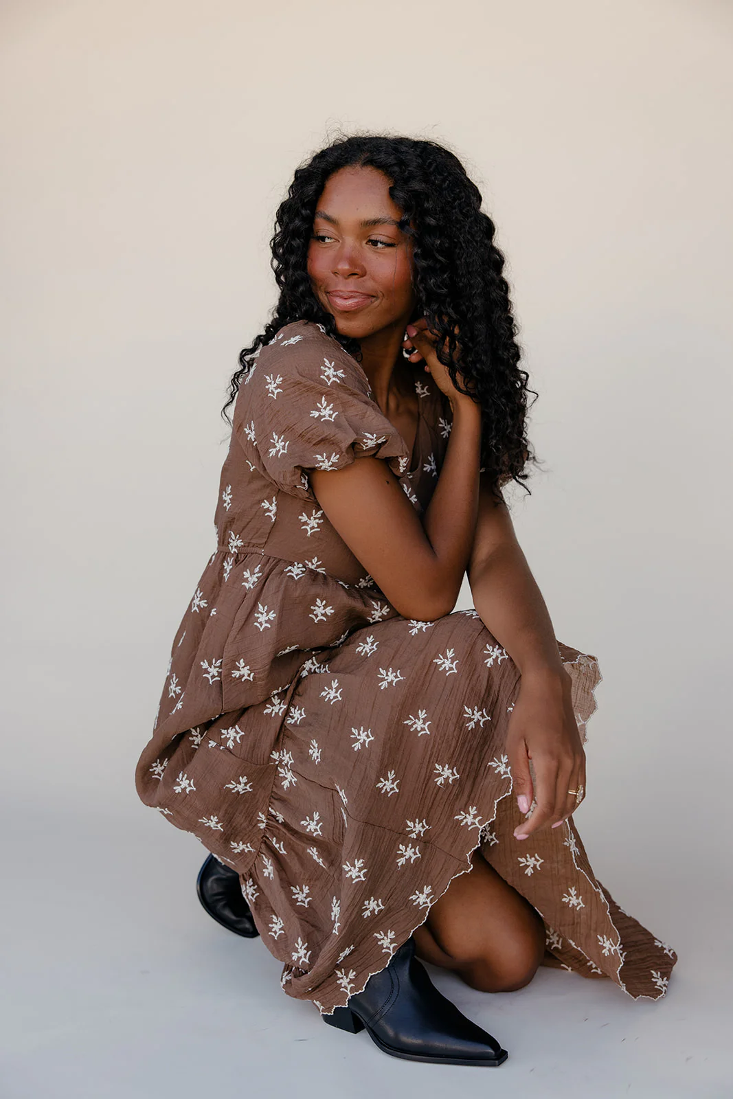 The Bramble Puff Sleeve Dress - Image 3