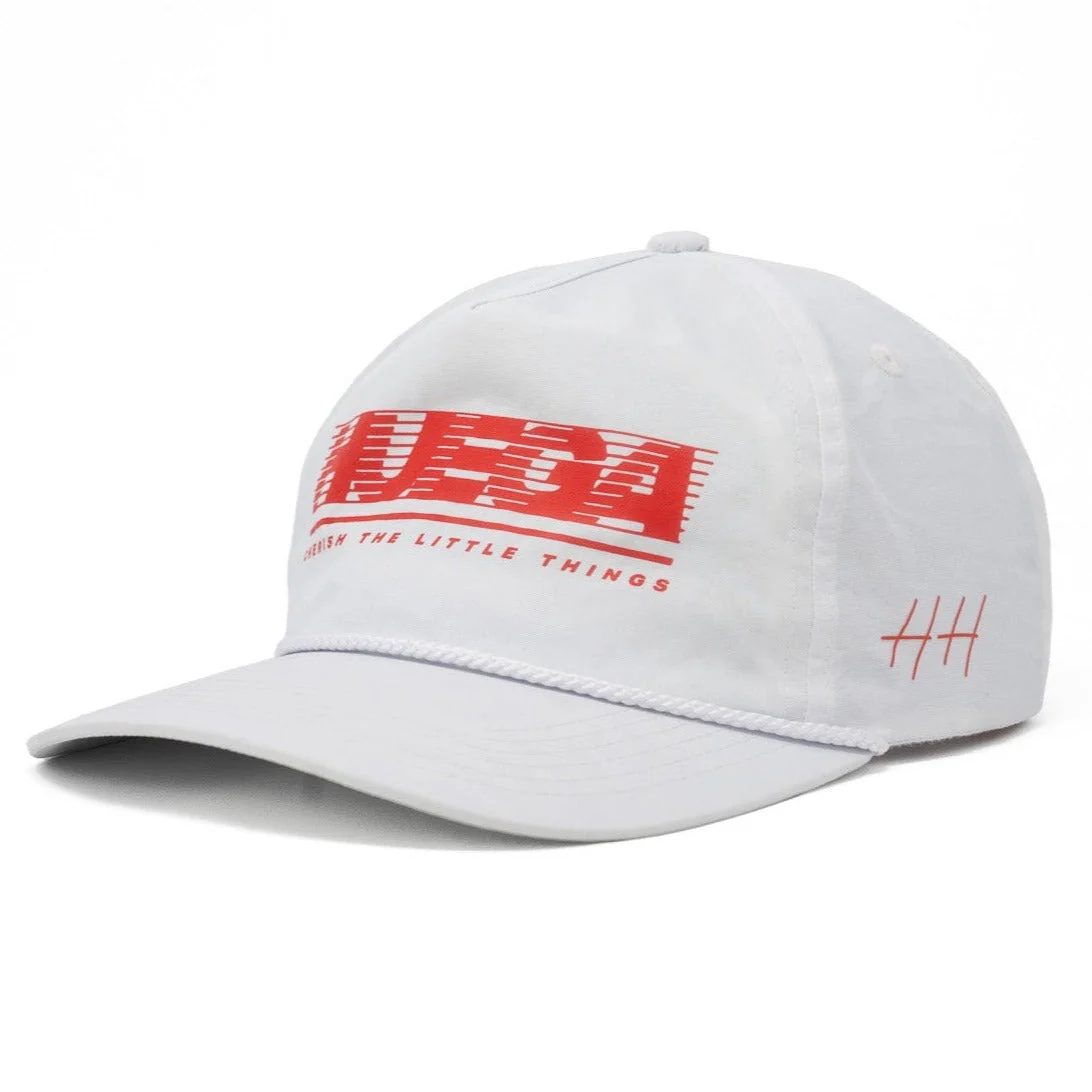 Tidal | White Nylon Hat - Image 2