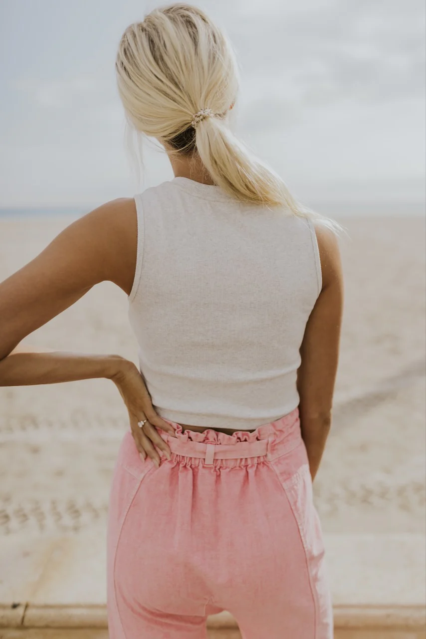 Willow Textured Cropped Tank - Image 16